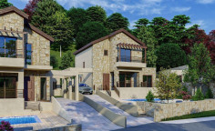 Luxury 4 bedroom house with swimming pool for sale in Souni-Zanakia