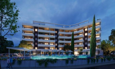 Spacious 4 bedroom penthouse with swimming pool for sale in Agios Tychonas