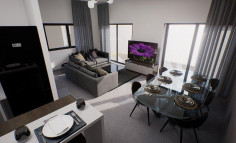Spacious two bedrooms flat for sale in Agios Athanasios