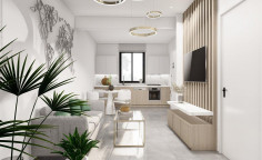 Luxury 1 bedroom apartment with swimming pool for sale in Trachoni