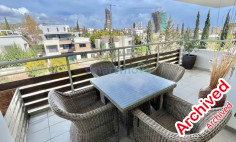2 bedroom penthouse 86m2 veranda for rent Limassol 