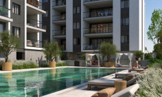 Luxury 2 beds apartment with swimming pool for sale in Zakaki