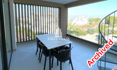 Large 2 bedroom furnished penthouse to rent in Agios Dometios