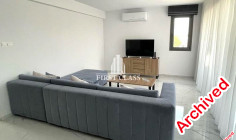 Large 2 bedroom furnished penthouse to rent in Agios Dometios