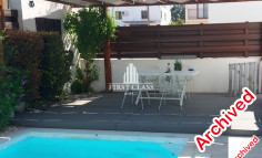4 bedroom furnished house with swimming pool to rent in Lakatamia