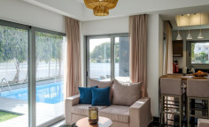 Luxury 3 bedroom furnished house with swimming pool to rent in Perivolia