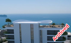 Furnished studio with swimming pool for sale in Agios Tychonas