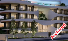 Furnished studio with swimming pool for sale in Agios Tychonas