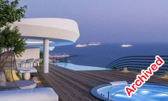Furnished studio with swimming pool for sale in Agios Tychonas