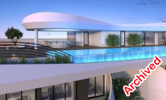 Furnished studio with swimming pool for sale in Agios Tychonas