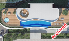 Furnished studio with swimming pool for sale in Agios Tychonas