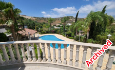4 bedroom unfurnished villa with swimming pool for sale in Pyrgos