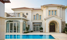 A four bedroom beachfront villa part of a luxury complex in Pervolia 