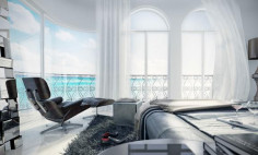 A four bedroom beachfront villa part of a luxury complex in Pervolia 