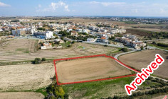 Spacious residential 4879 m2 for sale in Tersefanou, Larnaca
