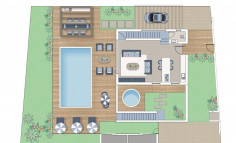 Large 4 bedrooms house with swimming pool for sale in Ayia Napa