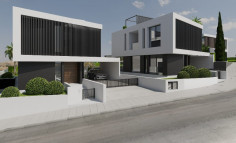 Luxury for bedroom house with swimming pool for sale in Agios Tychonas