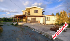 Two-storey house in a large field in Pyrga, Larnaca 