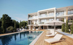 Luxury 1 bedrooms apartment with swimming pool for sale in Chloraka