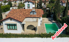 Luxury 3 bedroom furnished villa with swimming pool for sale in Agia Thekla