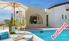 Luxury 3 bedroom furnished villa with swimming pool for sale in Agia Thekla