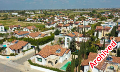 Luxury 3 bedroom furnished villa with swimming pool for sale in Agia Thekla