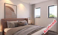 Spacious 2 bedroom furnished apartment with swimming pool for sale in Oroklini