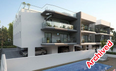 Spacious 2 bedroom furnished apartment with swimming pool for sale in Oroklini