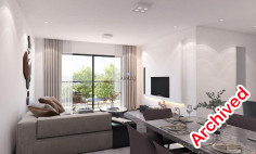 Spacious 2 bedroom furnished apartment with swimming pool for sale in Oroklini