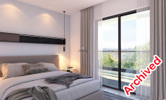 Spacious 2 bedroom furnished apartment with swimming pool for sale in Oroklini