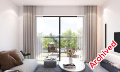 Spacious 2 bedroom furnished apartment with swimming pool for sale in Oroklini