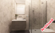 Spacious 2 bedroom furnished apartment with swimming pool for sale in Oroklini