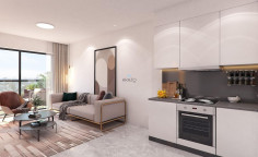 Spacious 1 bedroom furnished apartment with swimming pool for sale in Oroklini