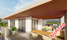 Large 2 bedroom unfurnished apartment for sale in Livadia