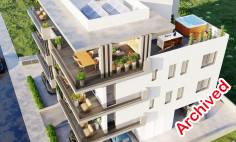 Large 2 bedroom unfurnished apartment for sale in Livadia
