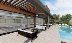 Beautiful 5 beds house with swimming pool for sale in Agios Tychonas