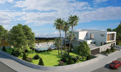Beautiful 5 bedroom house with swimming pool for sale in Latsia