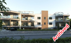 Spacious 2 bedroom unfurnished apartment with swimming pool for sale in Kiti