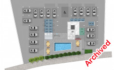 Luxury 2 bedroom unfurnished apartment with swimming pool for sale in Kiti