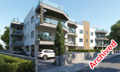 Luxury 2 bedroom unfurnished apartment with swimming pool for sale in Kiti