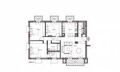 Three bedroom apartment with swimming pool for sale in Germasogeia