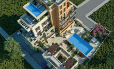 Three bedroom apartment with swimming pool for sale in Germasogeia