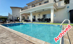4 bedroom villa with panoramic sea views for rent Ayios Athanasios Limassol 