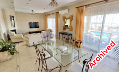 4 bedroom villa with panoramic sea views for rent Ayios Athanasios Limassol 