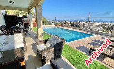 4 bedroom villa with panoramic sea views for rent Ayios Athanasios Limassol 