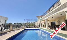 4 bedroom villa with panoramic sea views for rent Ayios Athanasios Limassol 