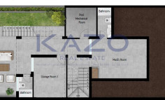 Agios athanasios luxury villa with sea view, pool and gym 