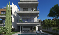Luxury Agios Athanasios villa with pool gym and sea view 