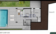 Luxury Agios Athanasios villa with pool gym and sea view 