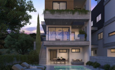 Luxury Agios Athanasios villa with pool gym and sea view 